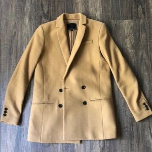 Tan wool blazer